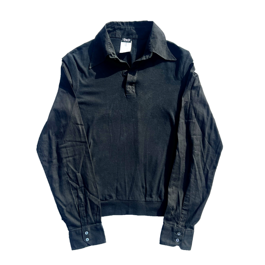 1990s DOLCE & GABBANA VAMPIRE SHIRT JUMPER HYBRID