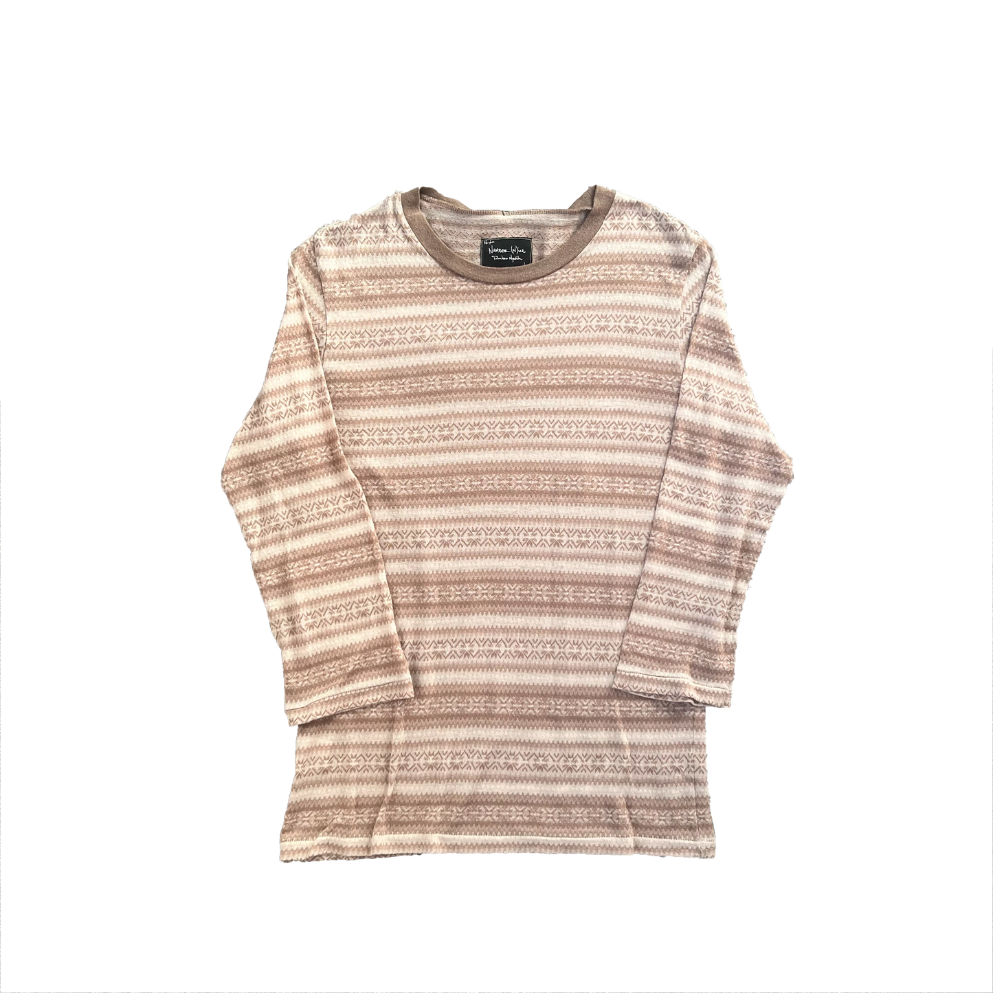 SS2008 NUMBER (N)INE “BIRDS” 3/4 SLEEVE