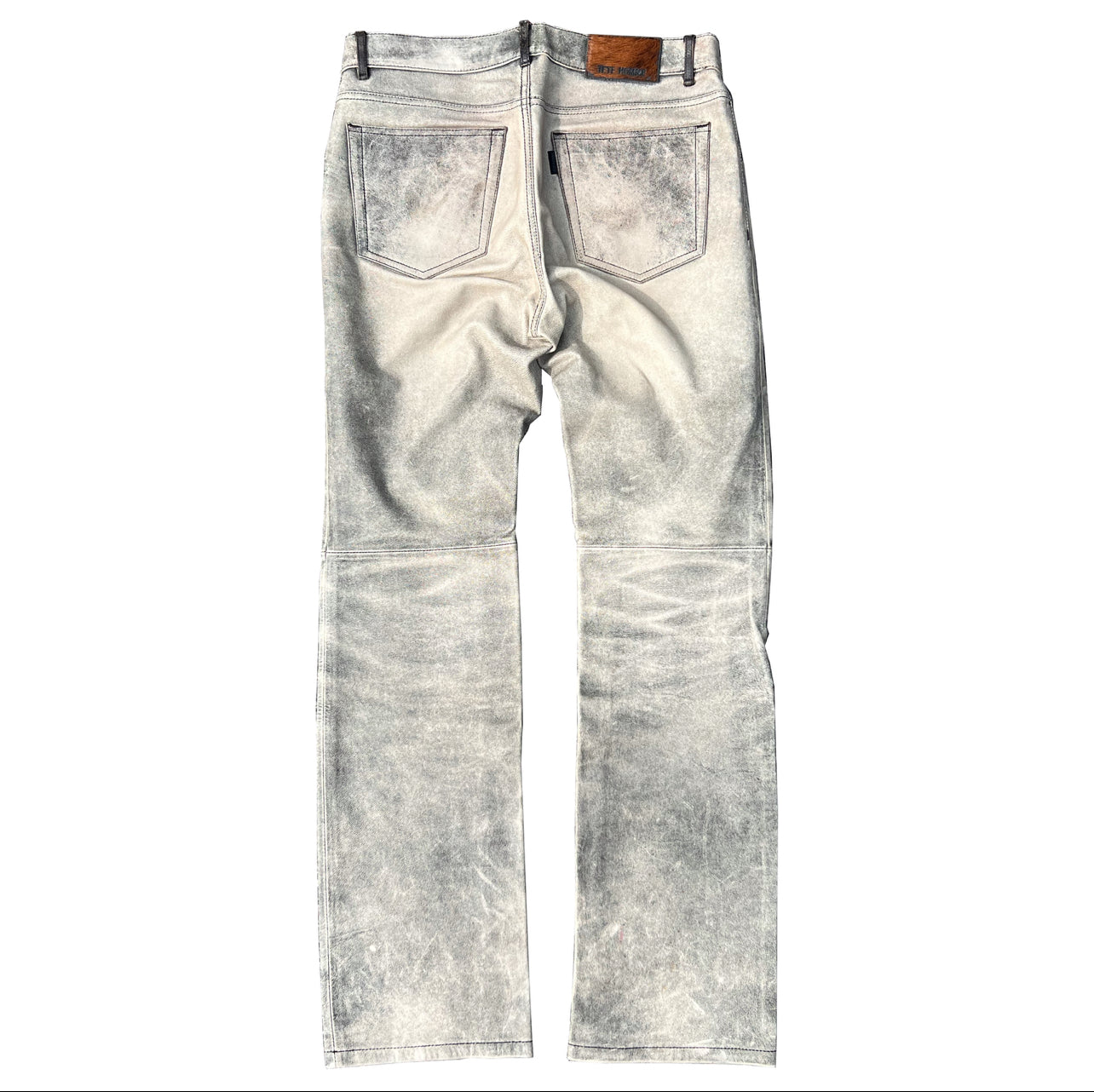 TETE HOMME GOAT LEATHER JEANS