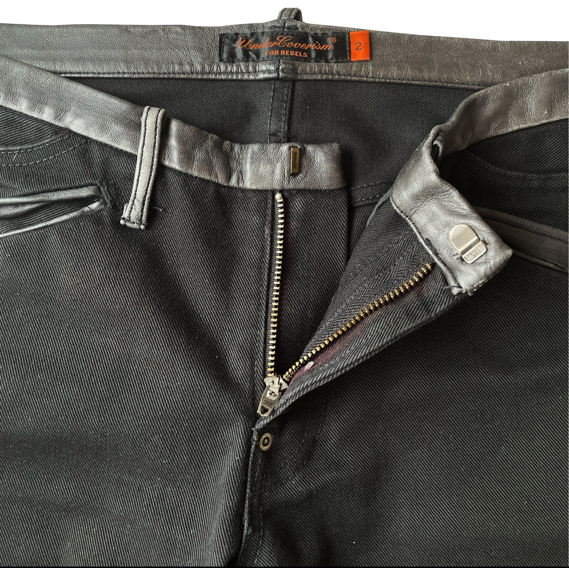 UNDERCOVER AW05 ARTS & CRAFTS JEANS (SIZE 2)