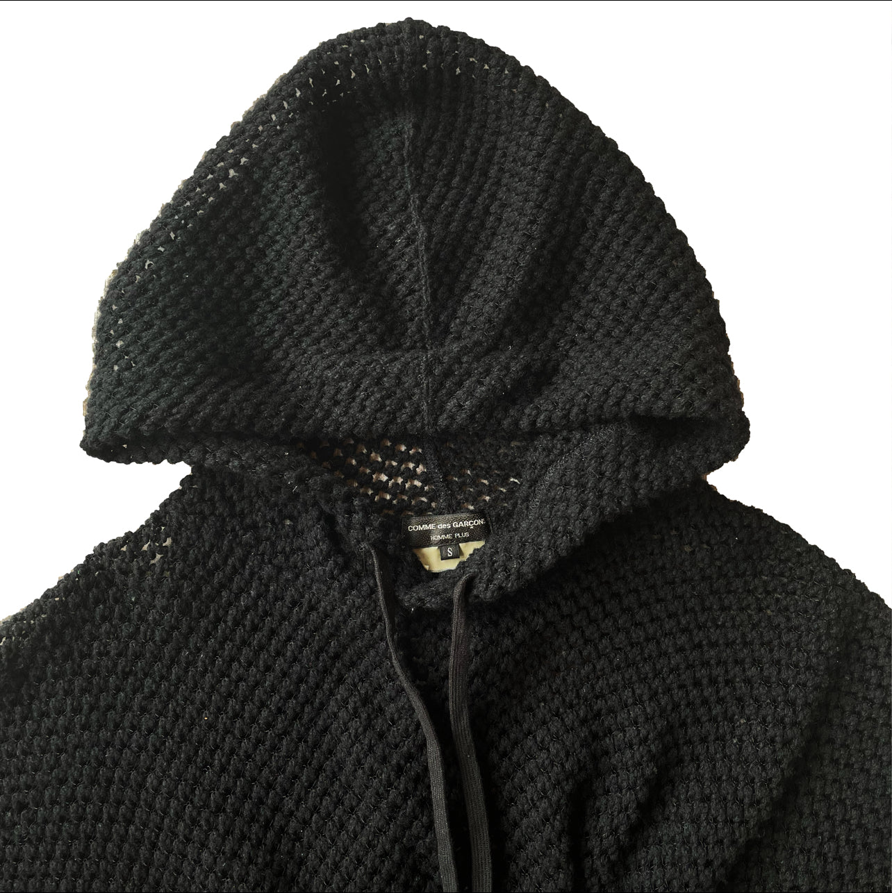 COMME DES GARÇONS HOMME PLUS AW12 KNIT PONCHO