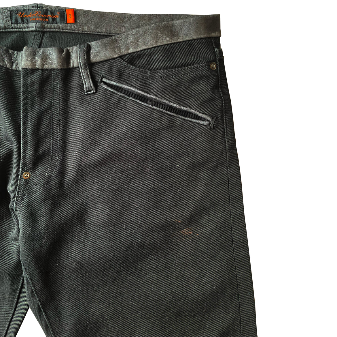 UNDERCOVER AW05 ARTS & CRAFTS JEANS (SIZE 2)