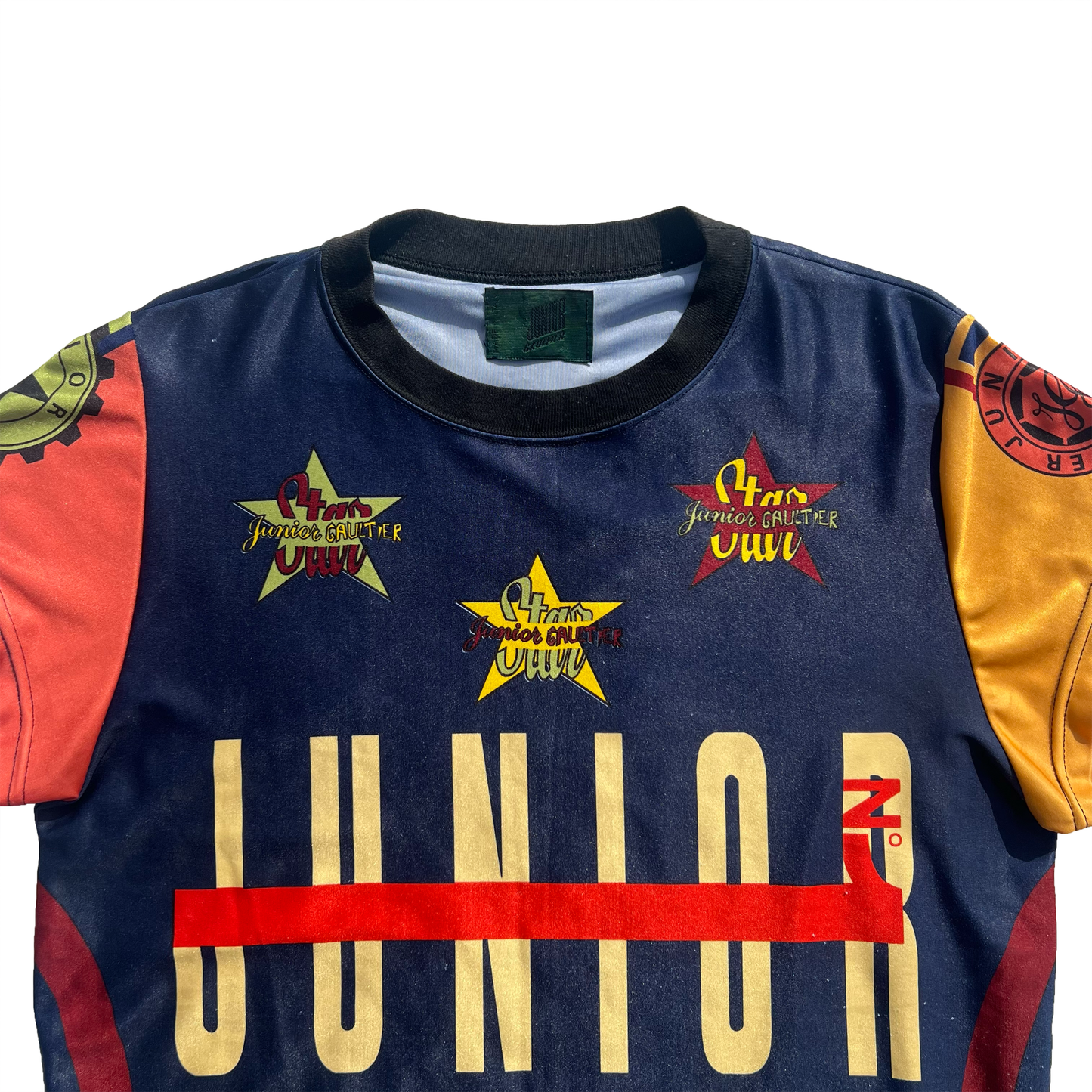 S/S 1990 JEAN PAUL GAULTIER JUNIOR LYCRA CYCLING SHIRT (L)