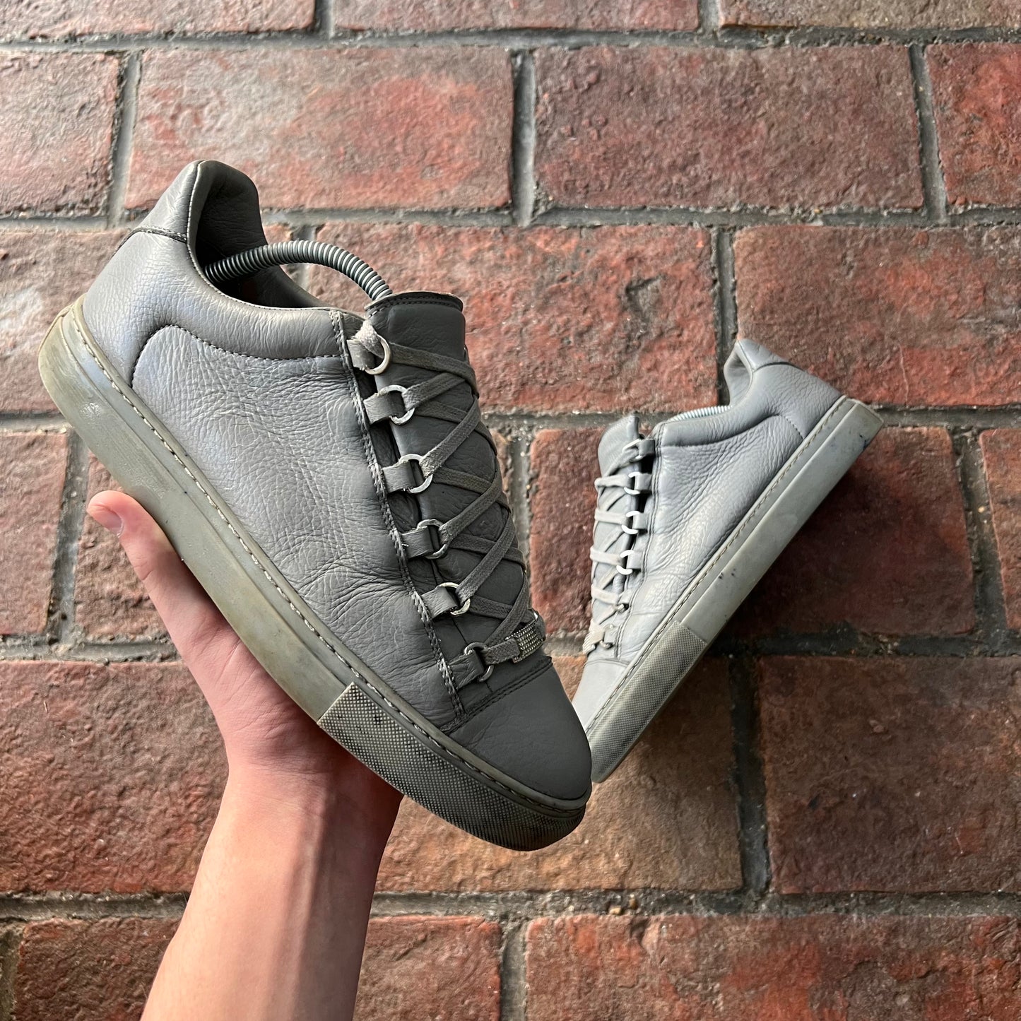 BALENCIAGA ARENA LIGHT GREY (41)