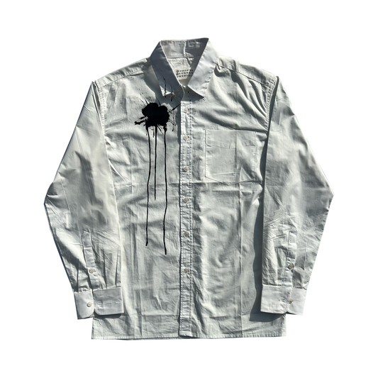 FW04 MAISON MARTIN MARGIELA INK SPLATTER RE-EDITION SHIRT